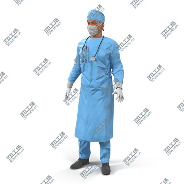images/goods_img/20210312/Male Surgeon Mediterranean Rigged for Cinema 4D/5.jpg